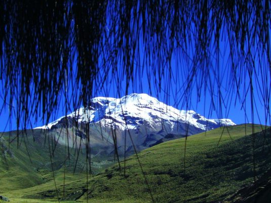 Der Chimborazo ist Ecuadors höchster Berg. "Eine schlafende Schönheit."