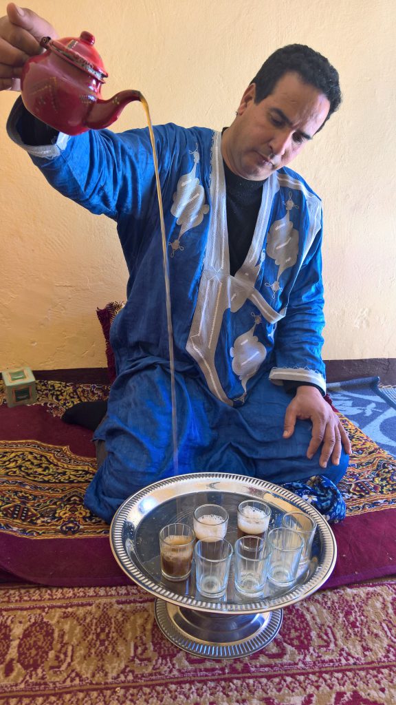 Für einen Tee ist immer Zeit. "Tea-Time" wird zelebriert in Marokko